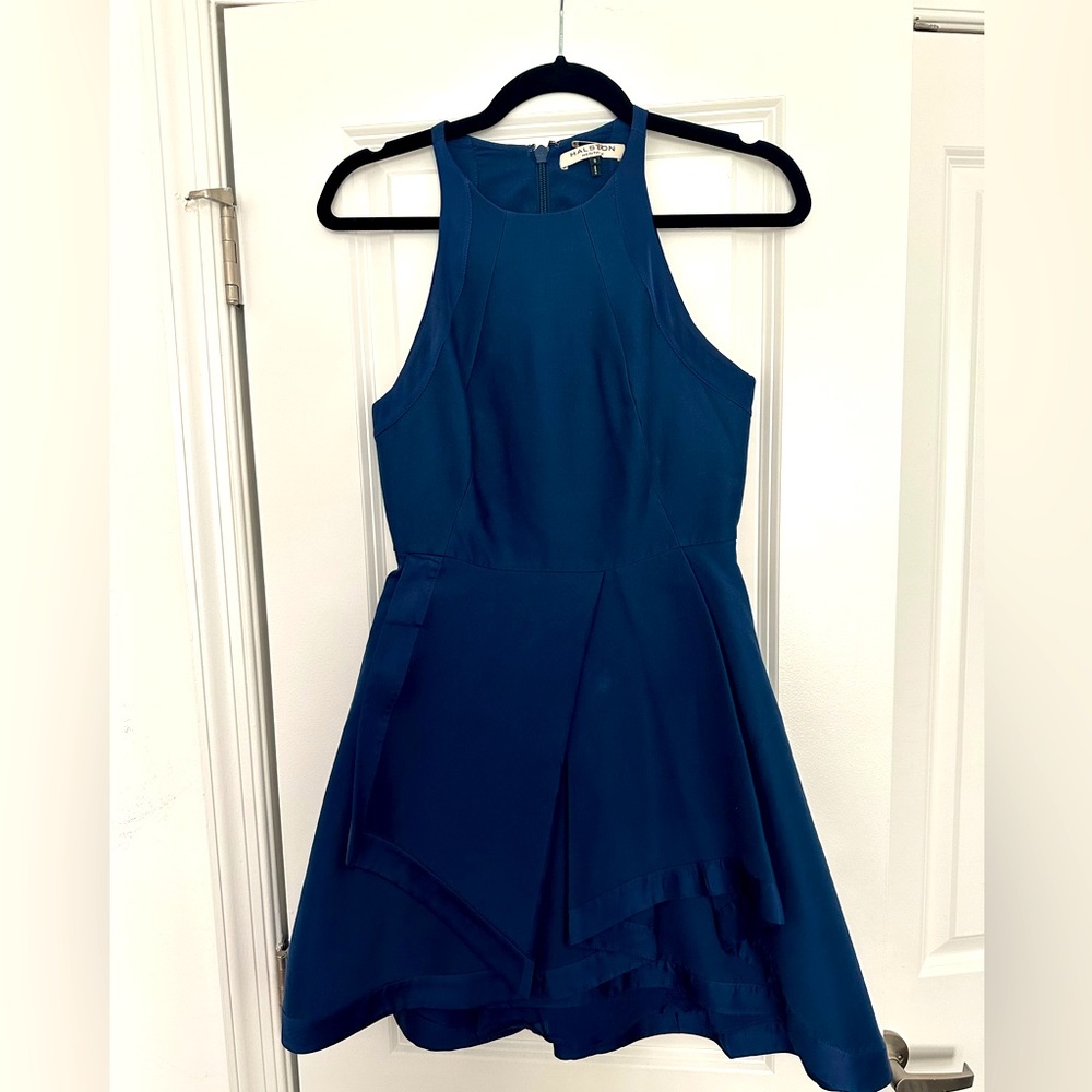 Beautiful Cobalt Halston Heritage Dress- size 0